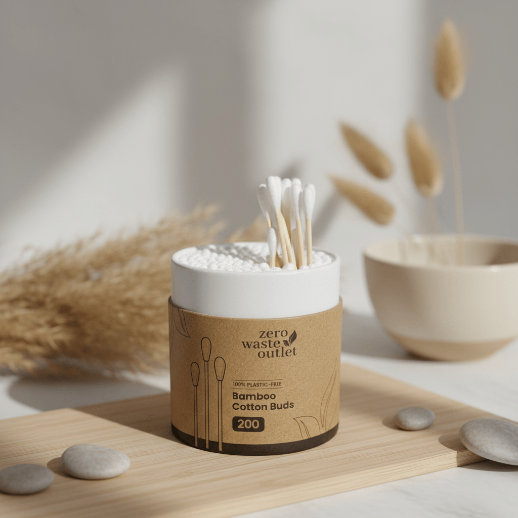 Biodegradable cotton swabs