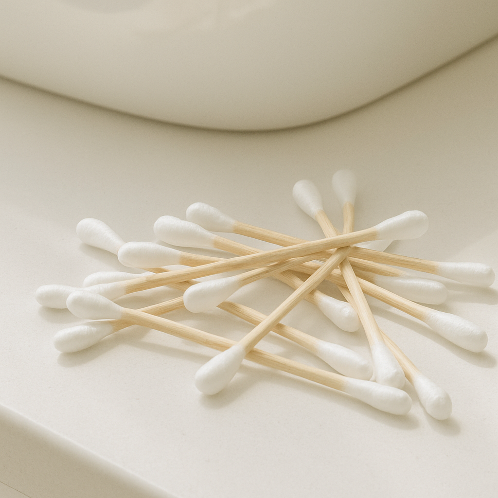 Biodegradable cotton swabs